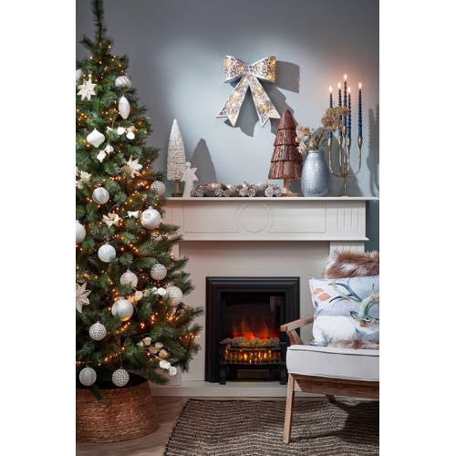 Mica Decorations kerstboomrok (25x50 cm) zeegras afbeelding