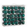 Mica Decorations kerstballen onbreekbaar petrol - 60 stuks Ã˜7cm (ø7 cm)