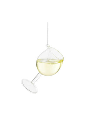 kerstornament wijnglas - glas - champagne