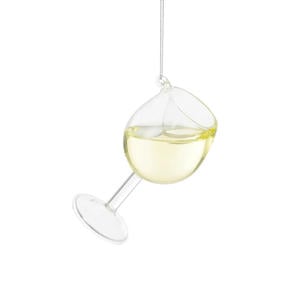 kerstornament wijnglas - glas - champagne