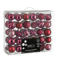 Mica Decorations kerstballen onbreekbaar fuchsia - 60 stuks Ã˜7cm (ø7 cm)