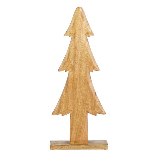 Mica Decorations kerstdecoratie boom - hout afbeelding