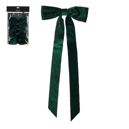 Mica Decorations kerststrik - groen (4 stuks) afbeelding