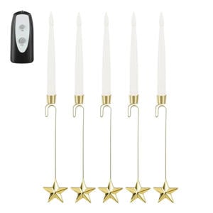 kerstboomverlichting ledkaars (5 stuks)