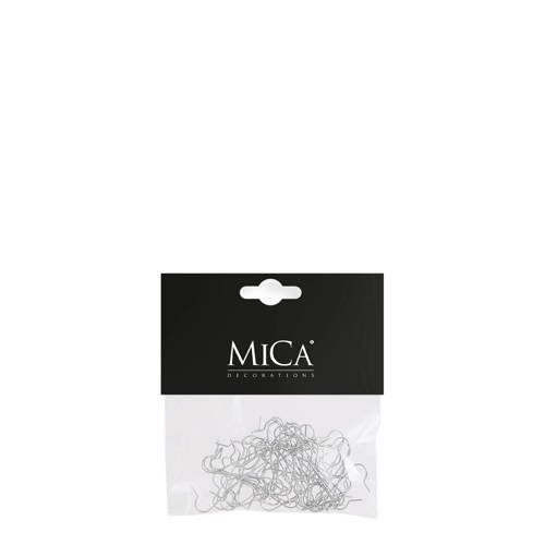 Mica Decorations Kerstbalhaakjes zilver - metaal, 50 stuks (ø0 cm) afbeelding
