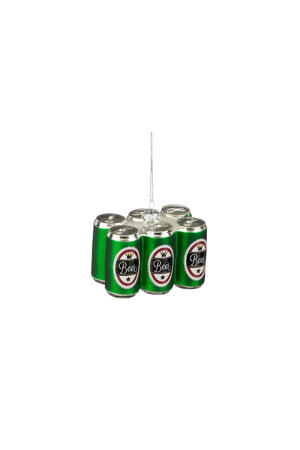 kerstornament biertje - glas - groen