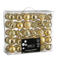 Mica Decorations kerstballen onbreekbaar goud - 60 stuks Ã˜7cm (ø7 cm)