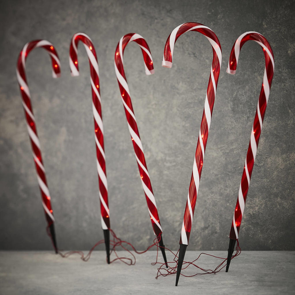 Luca Lighting kerst tuinsteker zuurstok Acryl (40led)