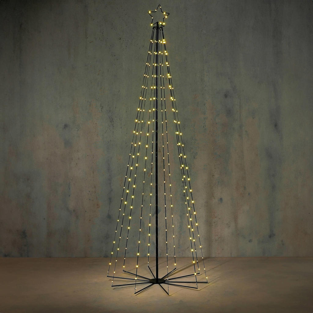 Luca Lighting lichtboom warm wit IP44 180 led 8FC timer (185x75cm)