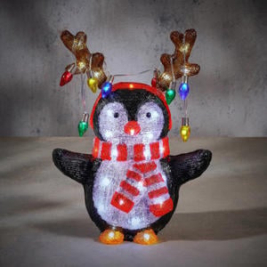 kerst pinguin Acryl (40 led)