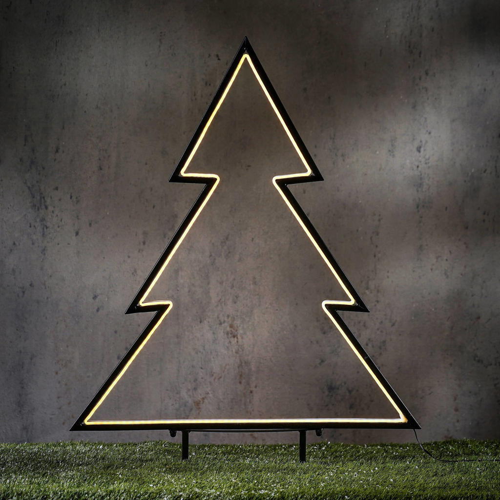 Luca Lighting kerst tuinsteker kerstboom met neon licht