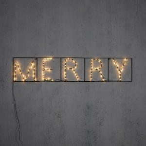 kerst muurdecoratie met verlichting