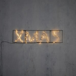 kerst muurdecoratie met verlichting