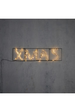 kerst muurdecoratie met verlichting