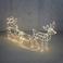 Luca Lighting kerstman met slee verlicht (280 led)