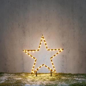 kerst tuinsteker ster (86 led)