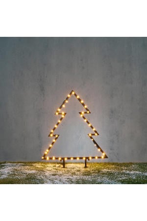 kerst tuinsteker kerstboom (86 led)