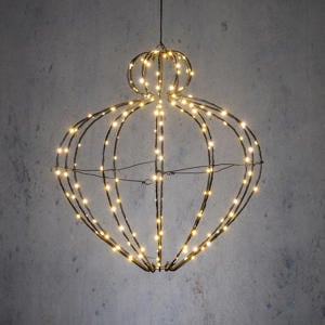 verlicht kerstornament hangend (168 led)