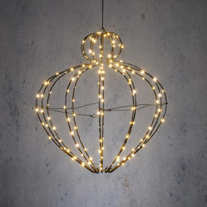 verlicht kerstornament hangend (168 led)