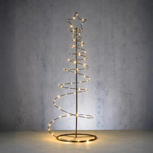 lichtboom spiraal klassiek wit 80 led (120x38cm)