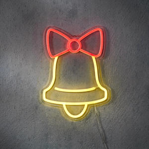 neon kerstdecoratie bel led