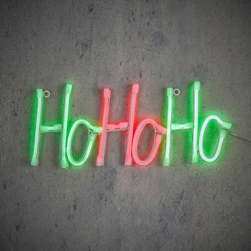 Luca Lighting neon kerstdecoratie hohoho led afbeelding