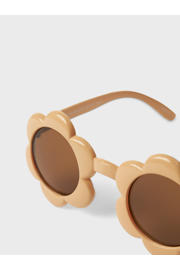 thumbnail: LIL' ATELIER MINI zonnebril in bloemen vorm NMFFLORESS camel