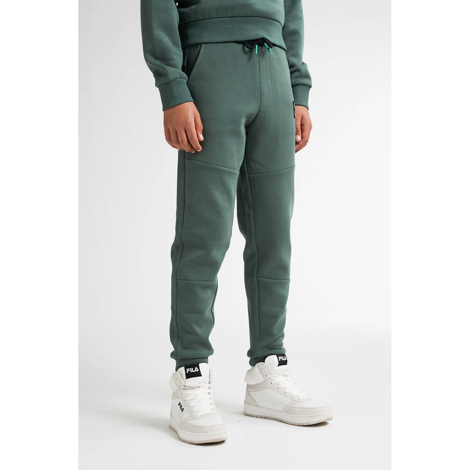 Petrol Industries regular sweatpant donkergroen