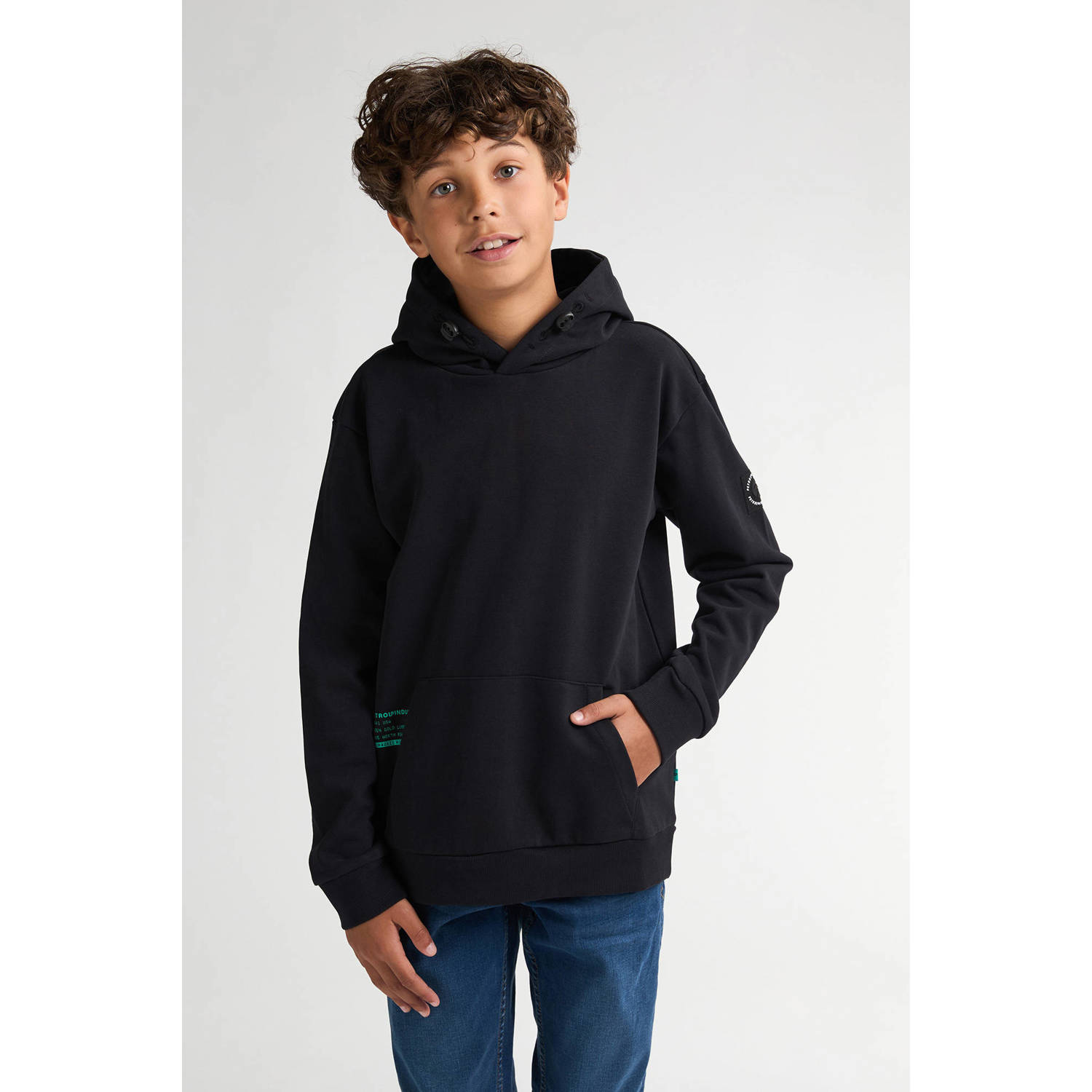 Petrol Industries hoodie zwart