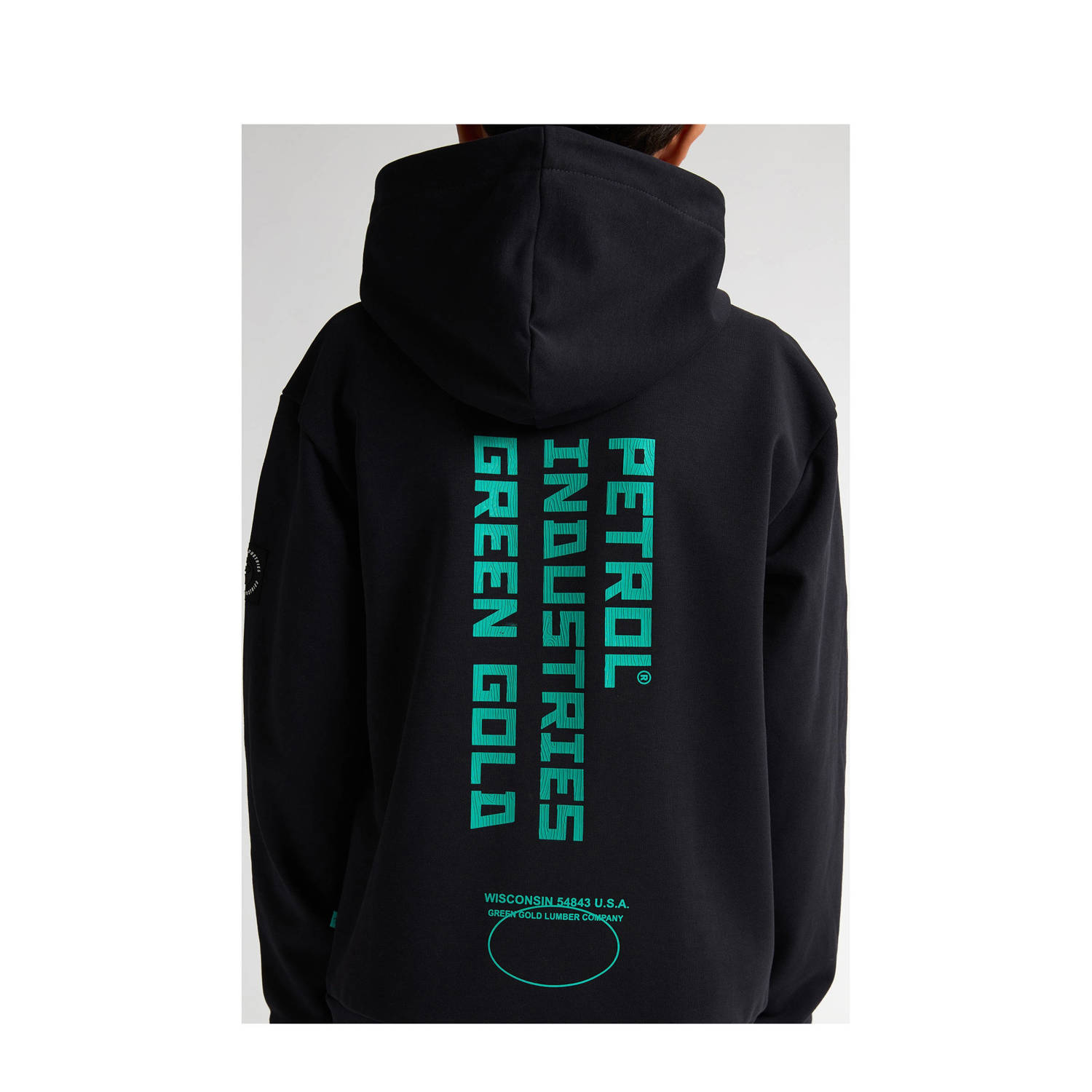 Petrol Industries hoodie zwart