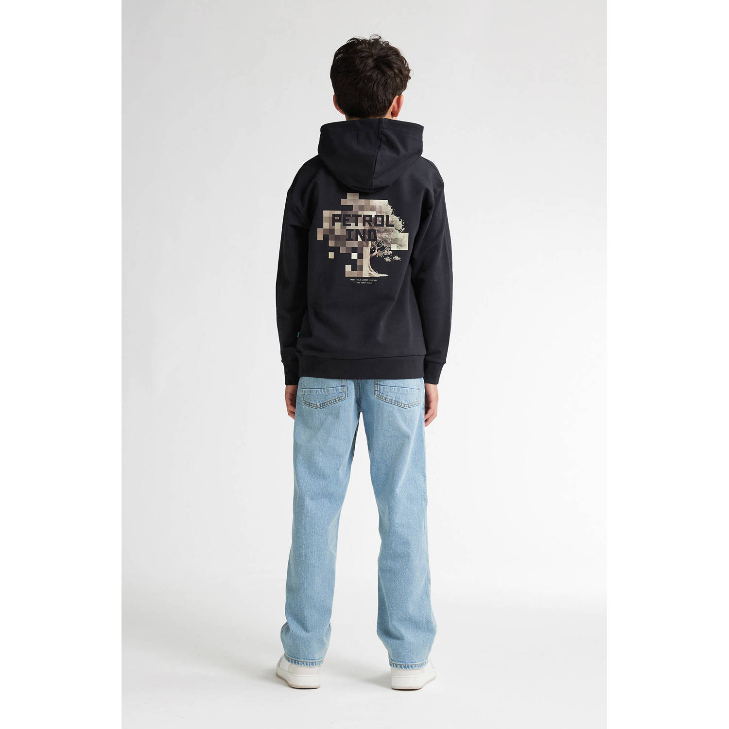 Petrol Industries hoodie zwart