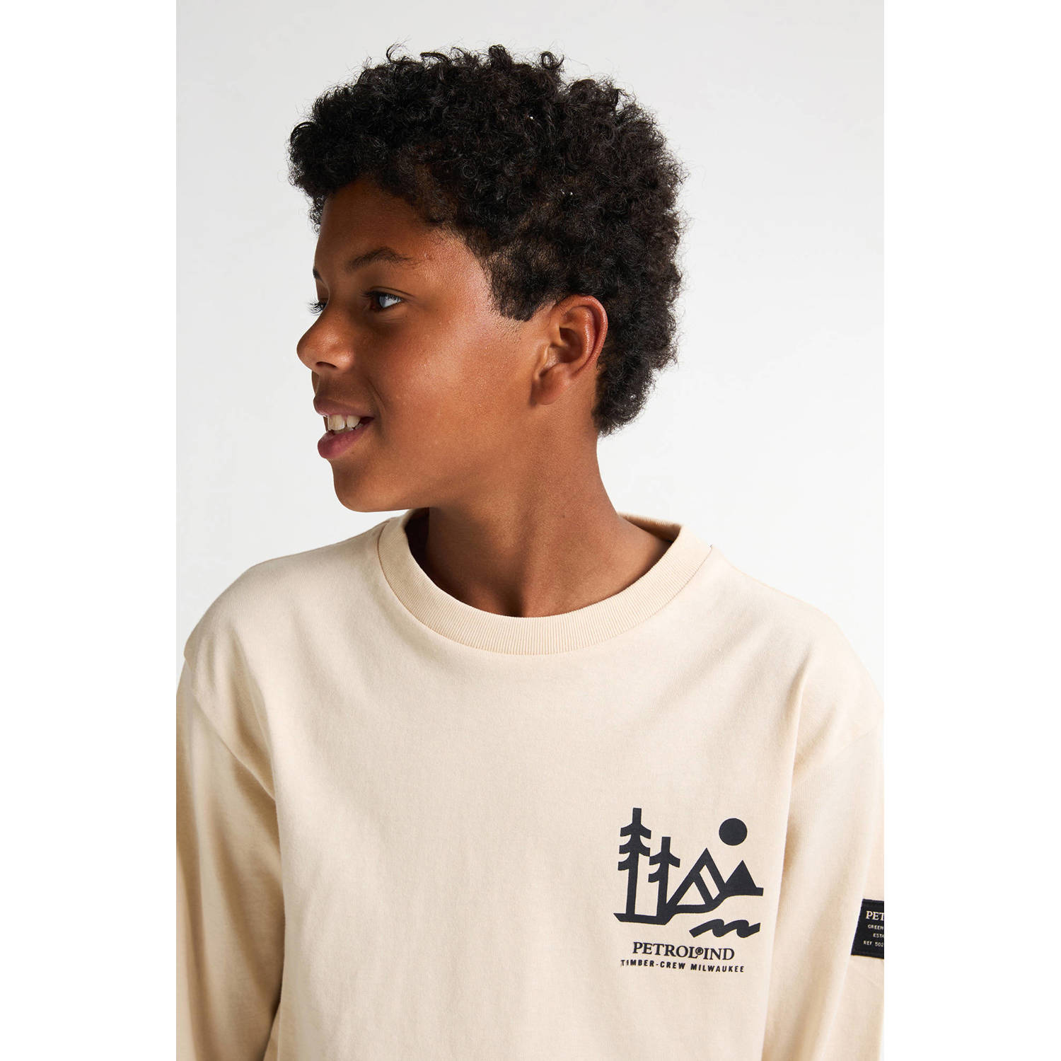 Petrol Industries longsleeve ecru