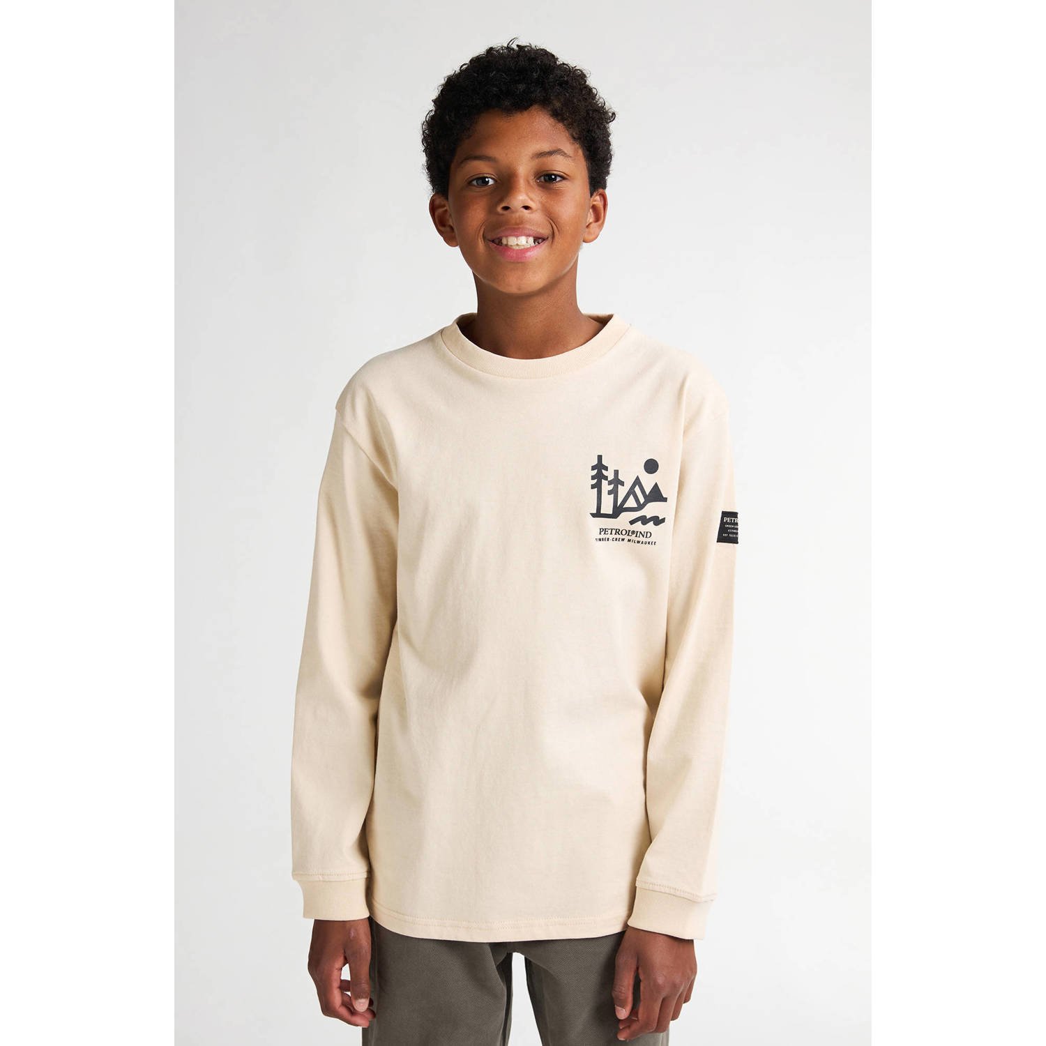 Petrol Industries longsleeve ecru