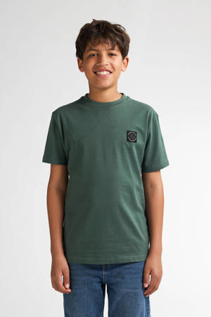 T-shirt donkergroen