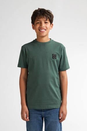 T-shirt donkergroen