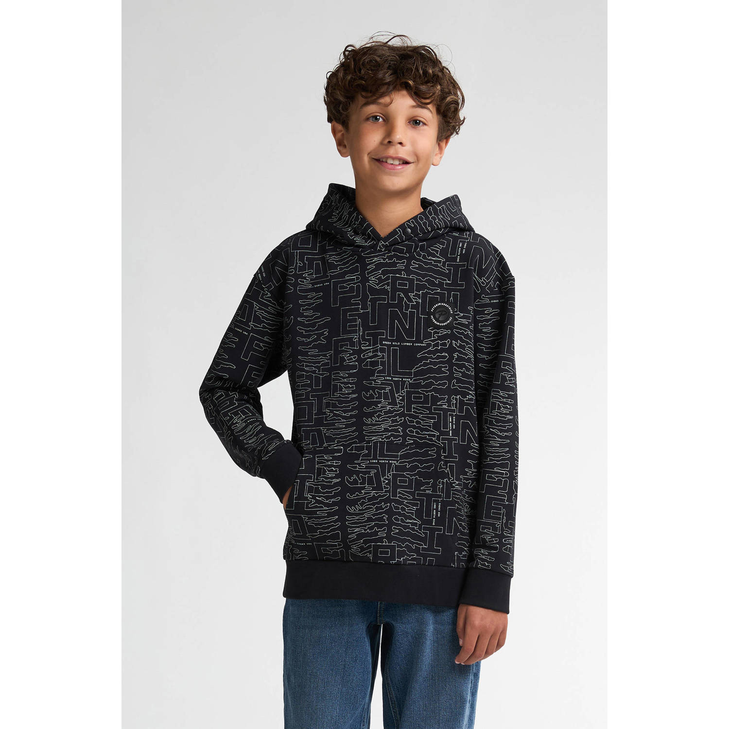 Petrol Industries hoodie zwart
