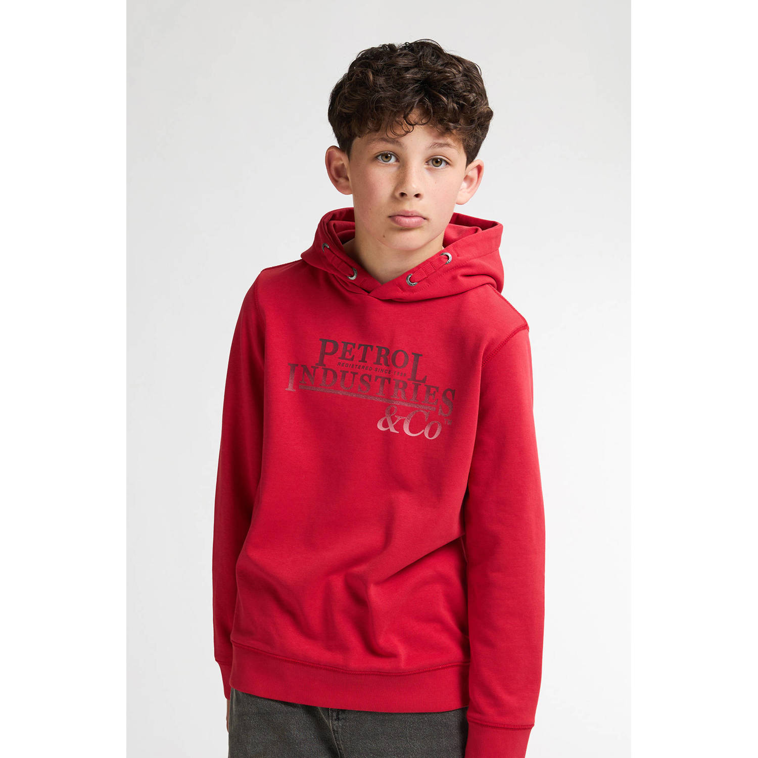 Petrol Industries hoodie rood