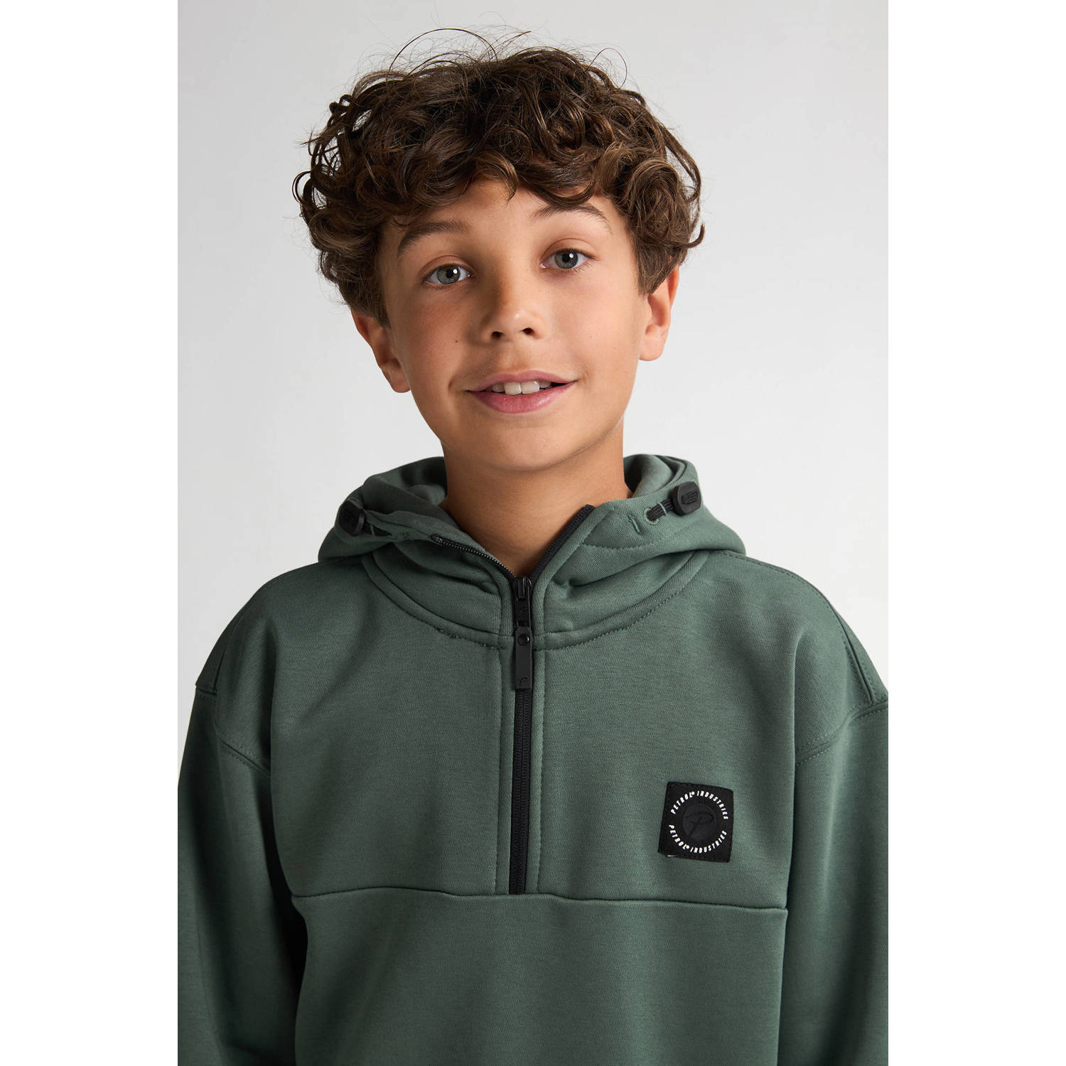 Petrol Industries hoodie donkergroen
