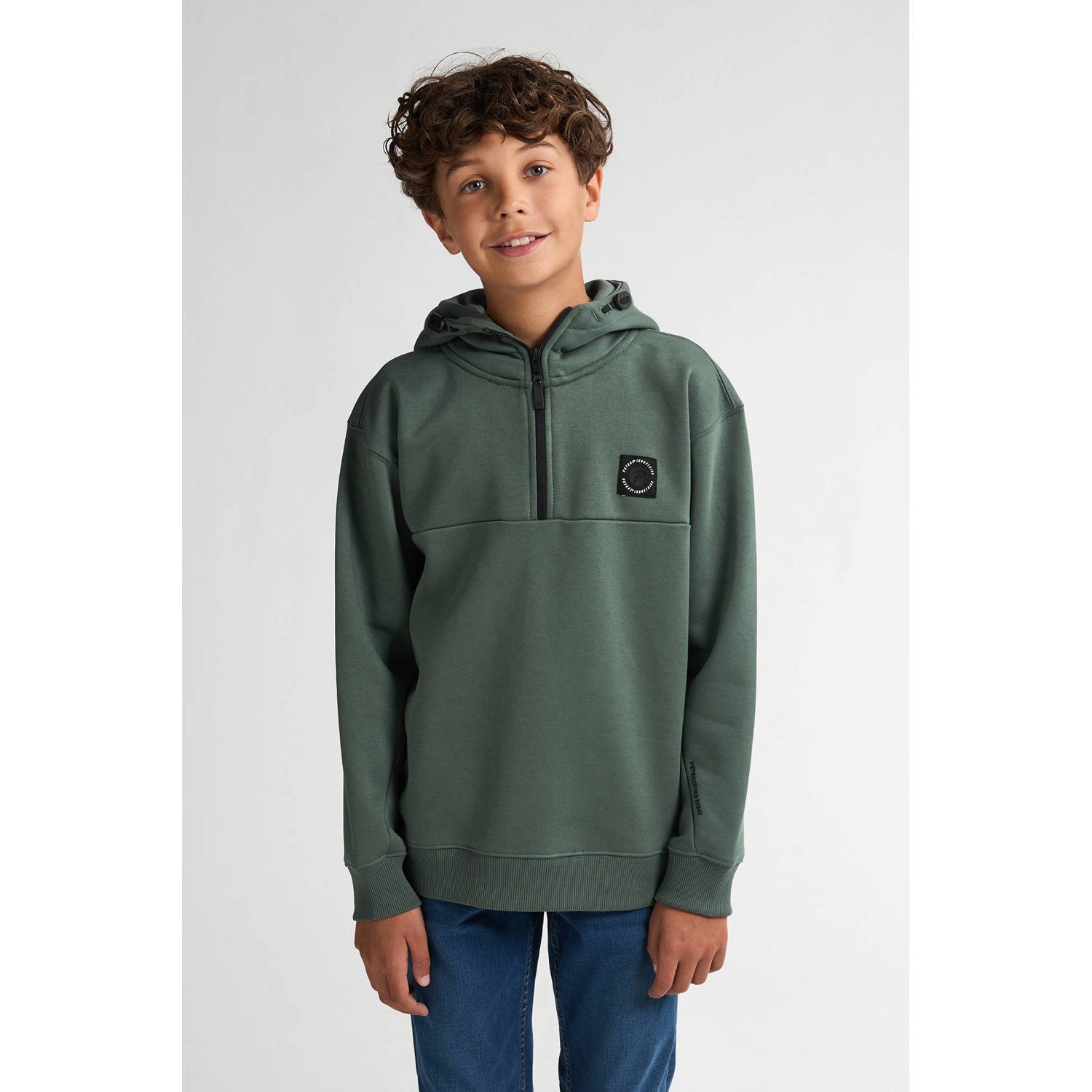 Petrol Industries hoodie donkergroen