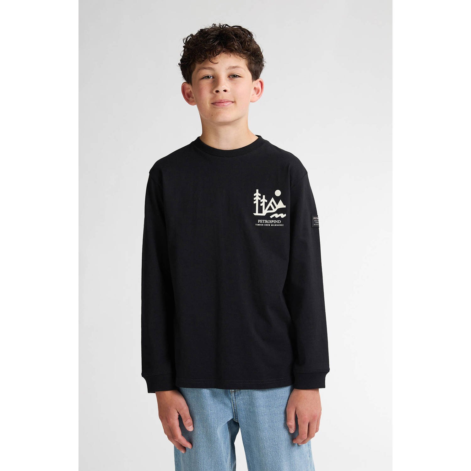 Petrol Industries longsleeve zwart