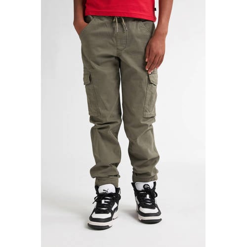 Petrol Industries regular casual broek groen afbeelding