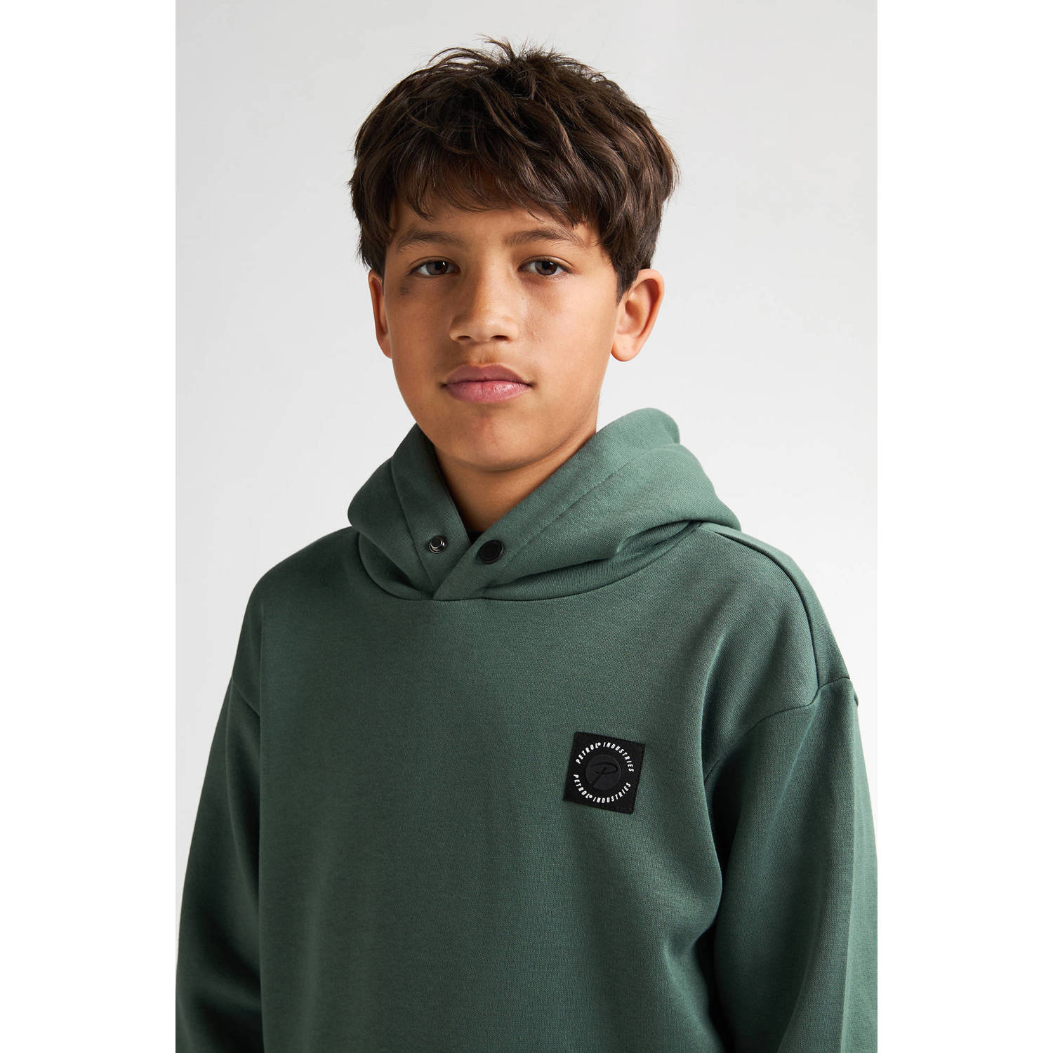 Petrol Industries hoodie donkergroen