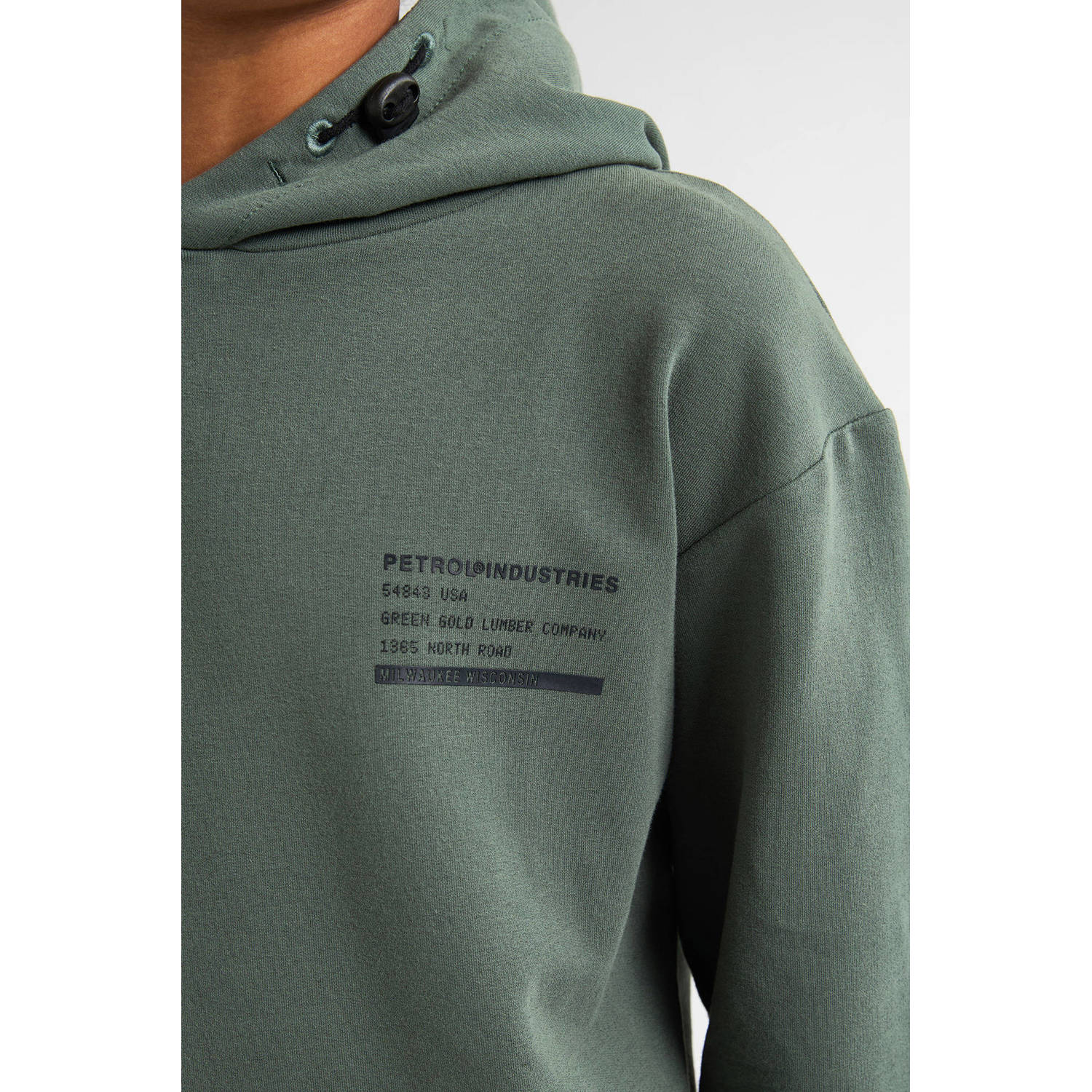 Petrol Industries hoodie groen
