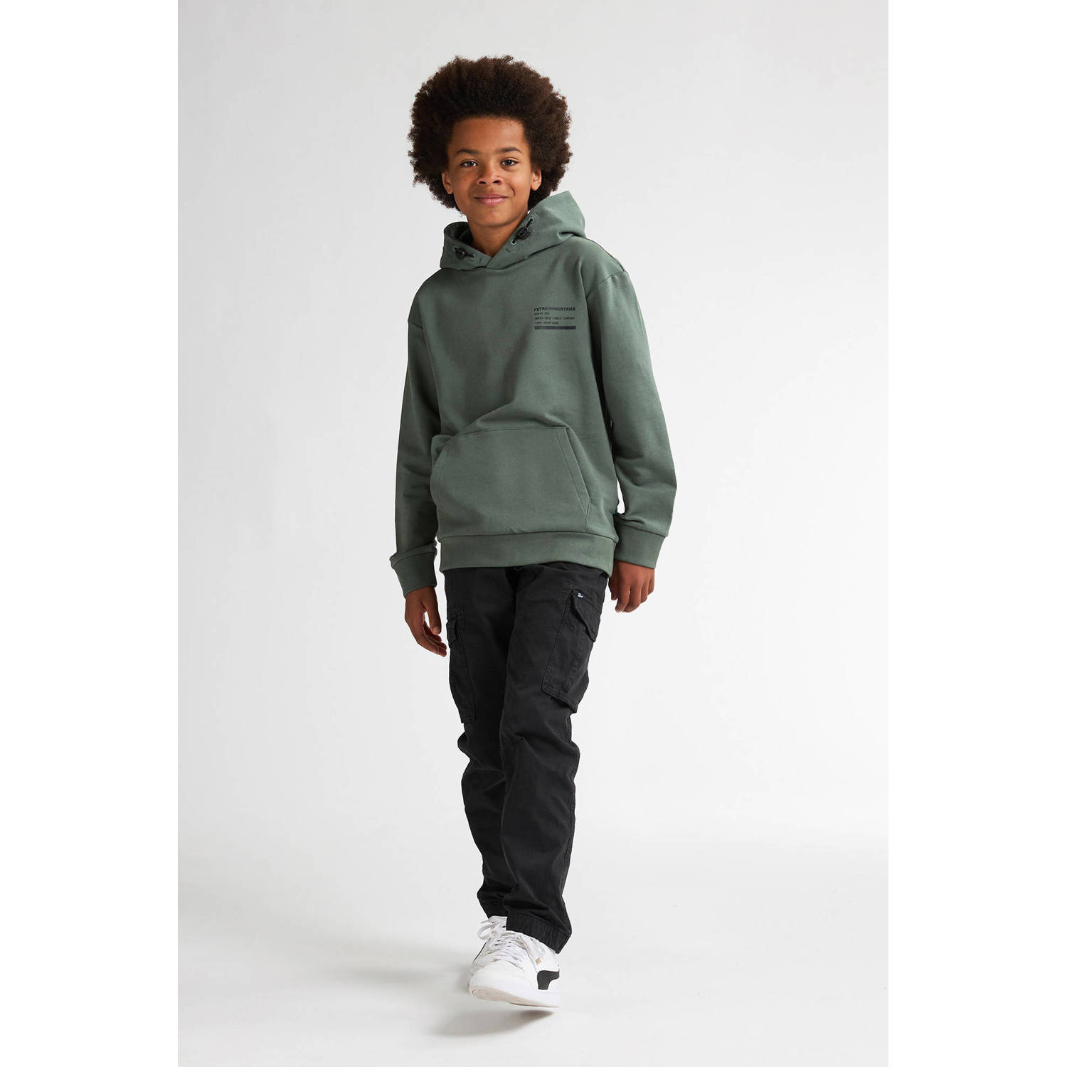 Petrol Industries hoodie groen