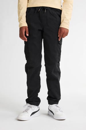 regular casual broek zwart