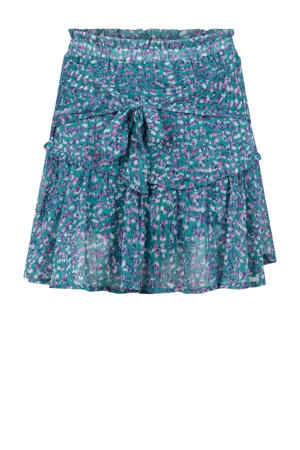 korte rok blauw