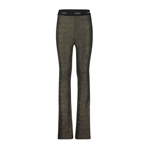 AI&KO flared broek zwart afbeelding