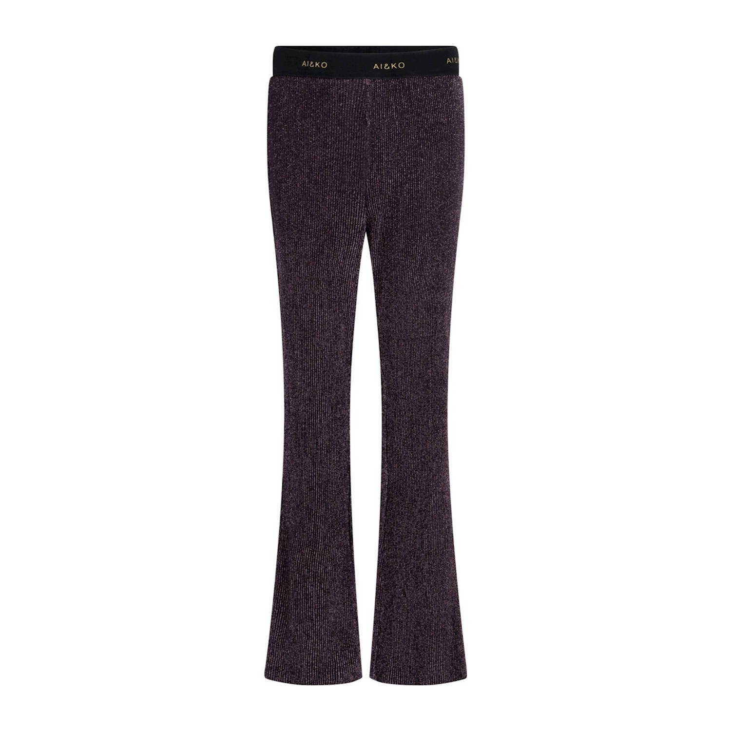 AI&KO flared broek paars