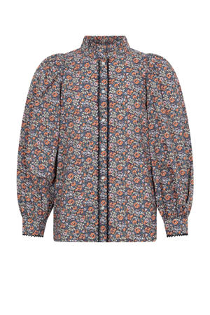 blousetop blauw