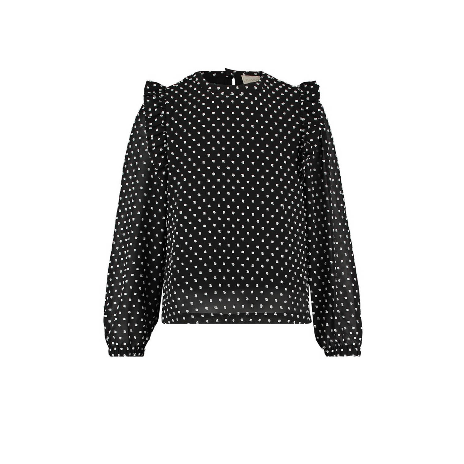 AI&KO blousetop zwart